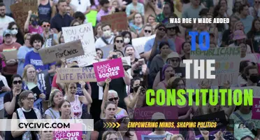 Roe v. Wade: A Constitutional Amendment?