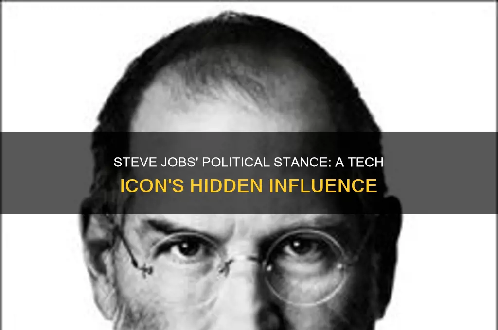 was steve jobs political