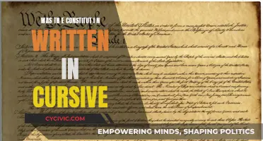 Cursive and the Constitution: An American Mystery
