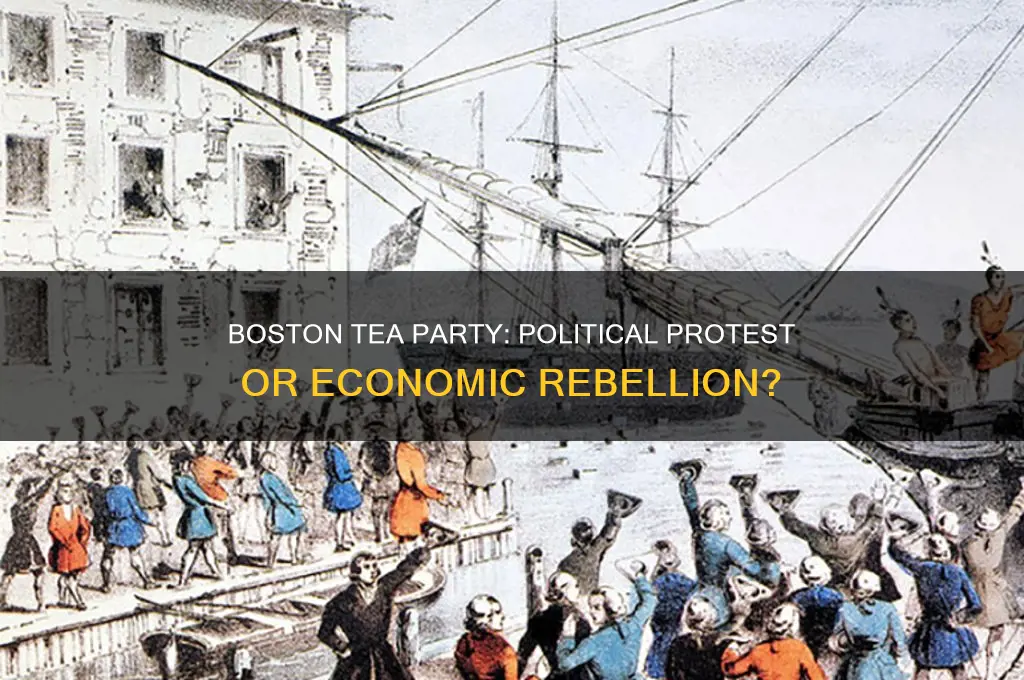 was the boston tea party political or economic