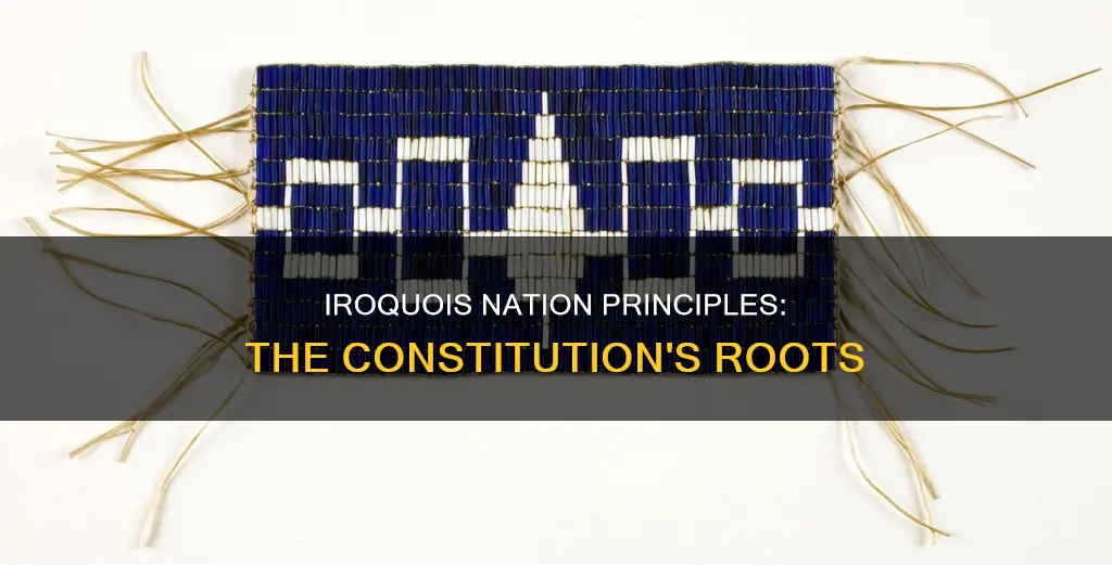 was the constitution based on iroquois nation principles