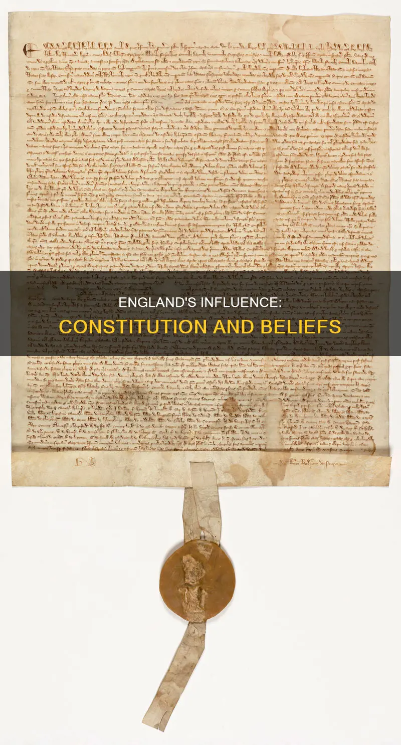 was the constitution based on the beliefs of england