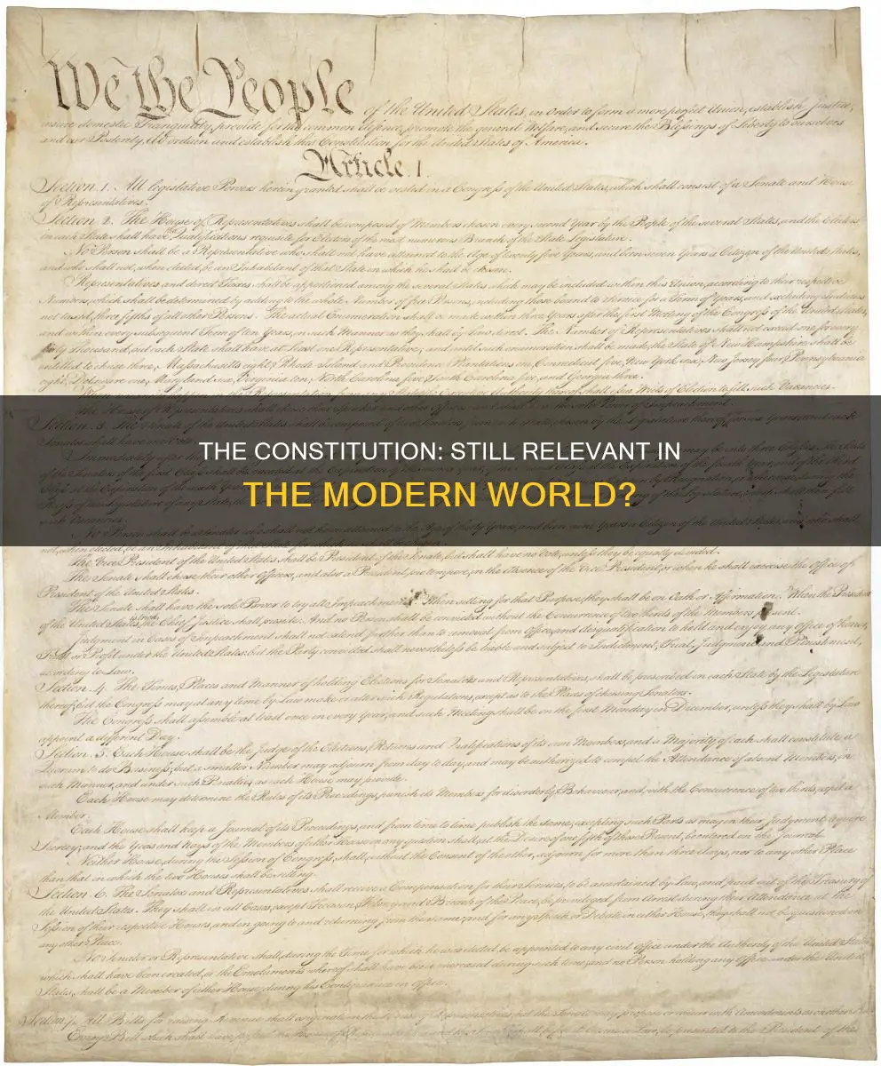 was the constitution meant to be applied to modern society
