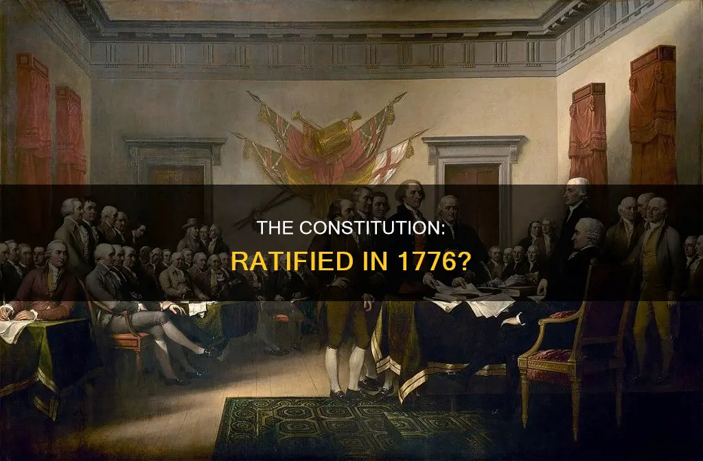 was the constitution ratified in 1776