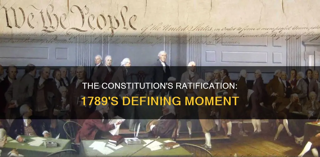 was the constitution ratified in 1789