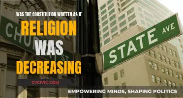 Religion's Decline and the Constitution's Secular Framing