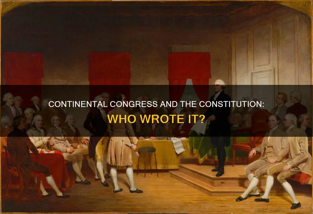 was the constitution written in the 2nd continental congress
