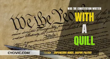 The Quill's Legacy: Constitution's Quill Pen Writing