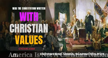 Christian Values and the Constitution: A Complex Relationship