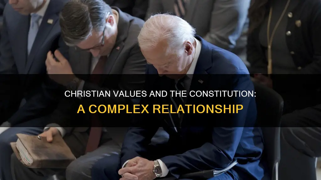 was the constitution written with christian values