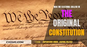 The Electoral College: Original Constitution or Later Addition?