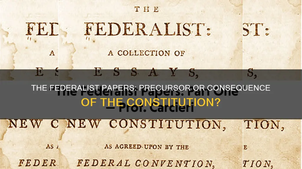 was the federalist papers ratified before or after the constitution