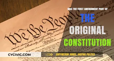 The First Amendment: An Original Constitution Component?