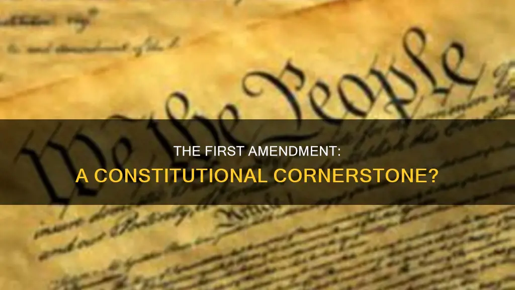 was the first ammendment part of the constitution
