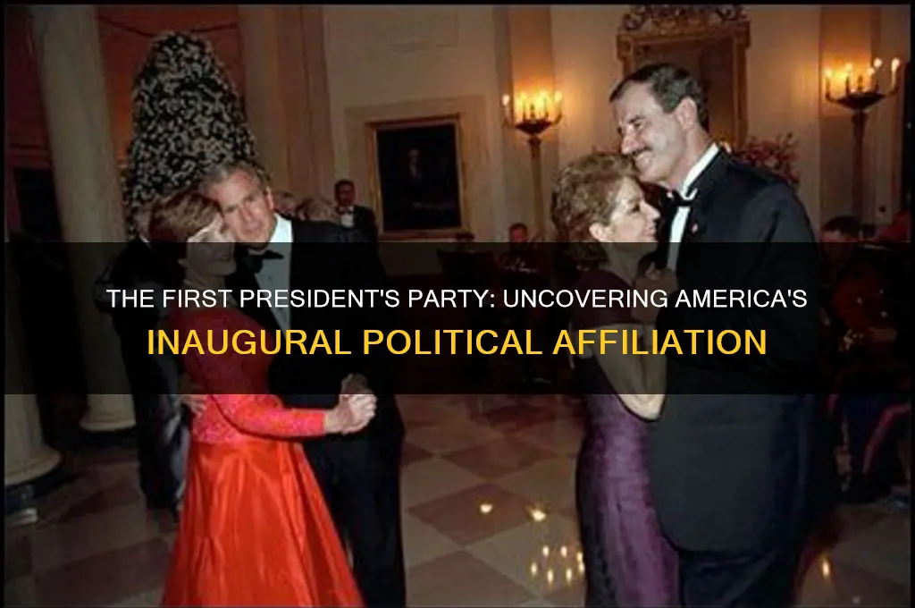 was the first president elected from which political party