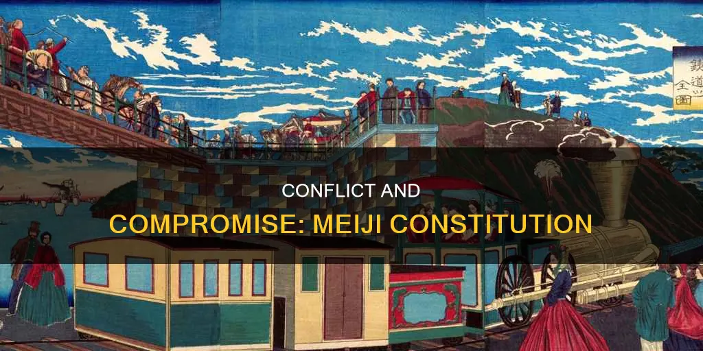 was the japanese constitution of 1889 conflict or compermise