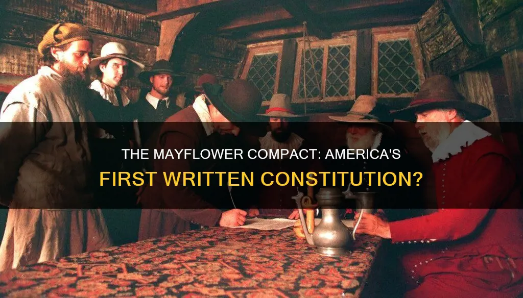 was the mayflower compact the first written constitution