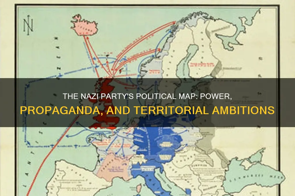was the nazi party political map