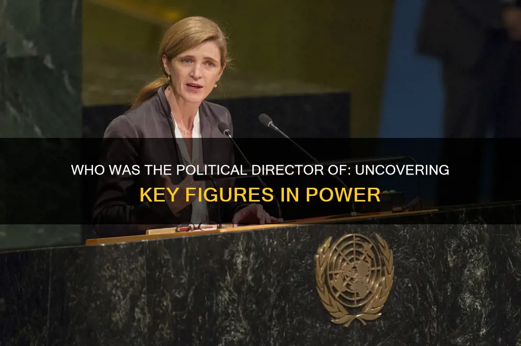 was the political director of