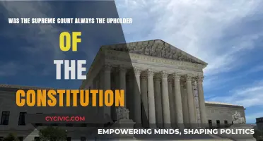 The Supreme Court: Unfailing Constitution Guardians?