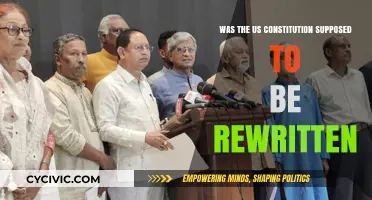 The US Constitution: Meant to be rewritten?