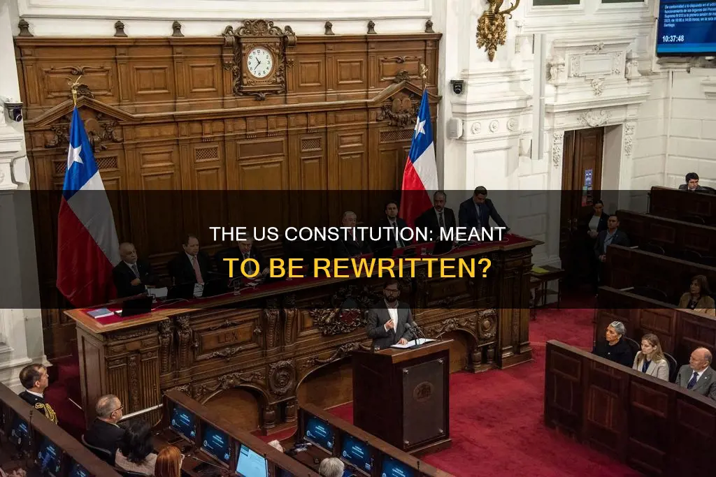 was the us constitution supposed to be rewritten
