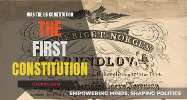 The US Constitution: A World First?