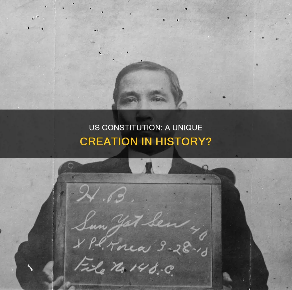 was the us constitution unique at the time