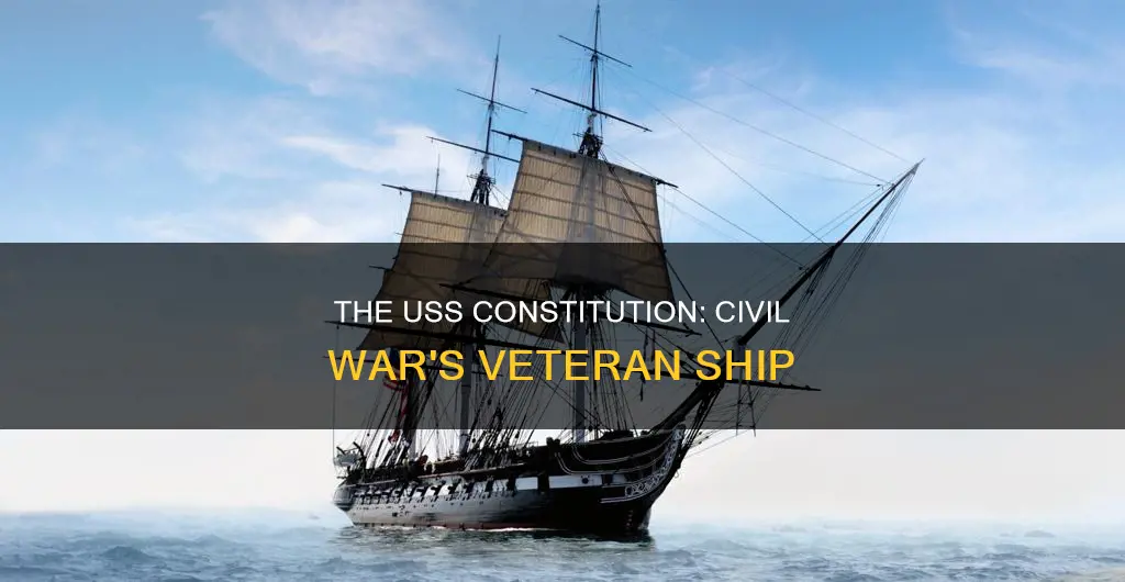 was the uss constitution used in the civil war
