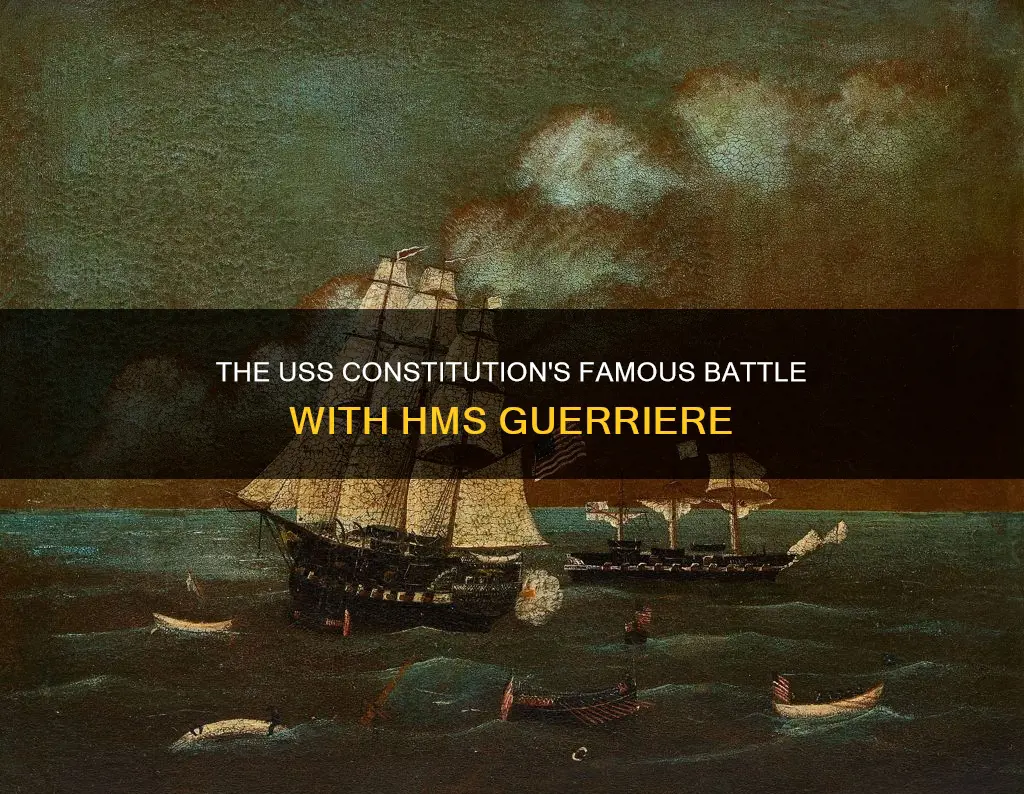 was the uss constitution vs hm guierre famous