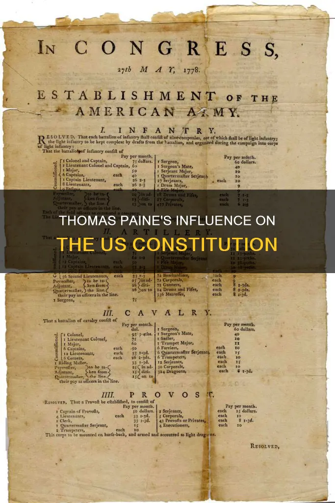 was thomas paine a framer of the constitution