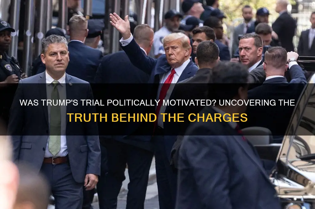 was trump trial politically motivated