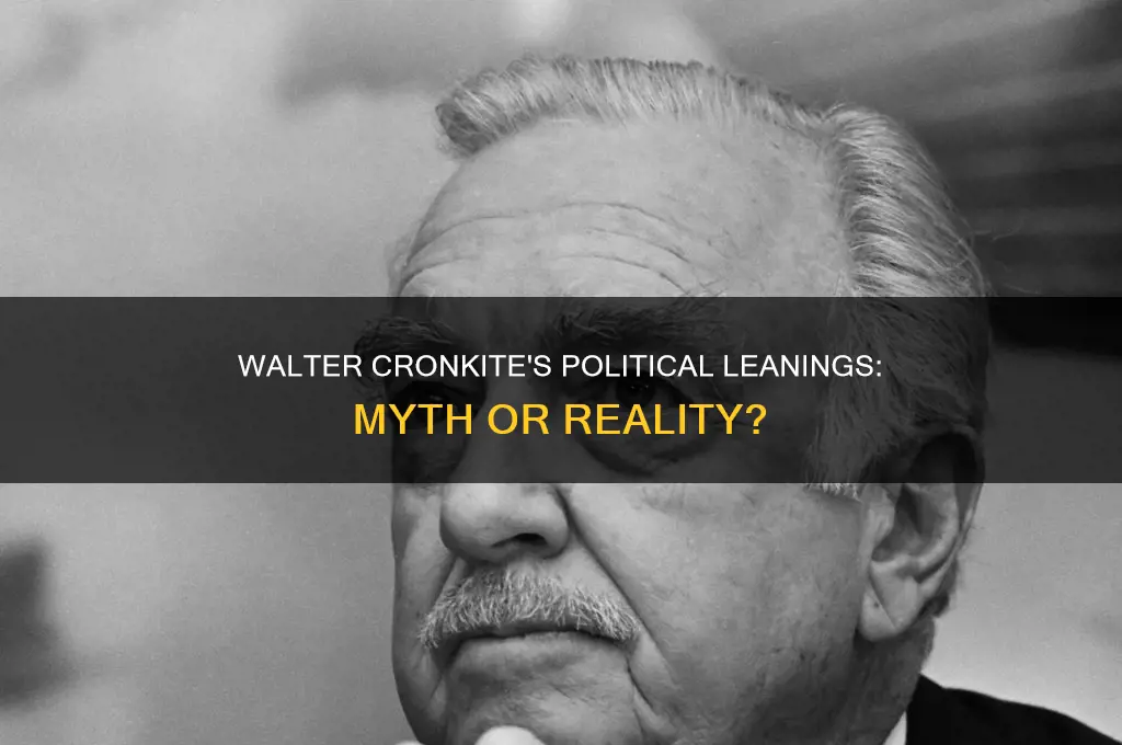 was walter cronkite political