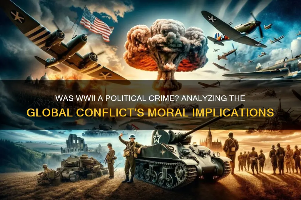 was wwii a political crime