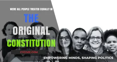 Equality in the Original Constitution: Myth or Reality?