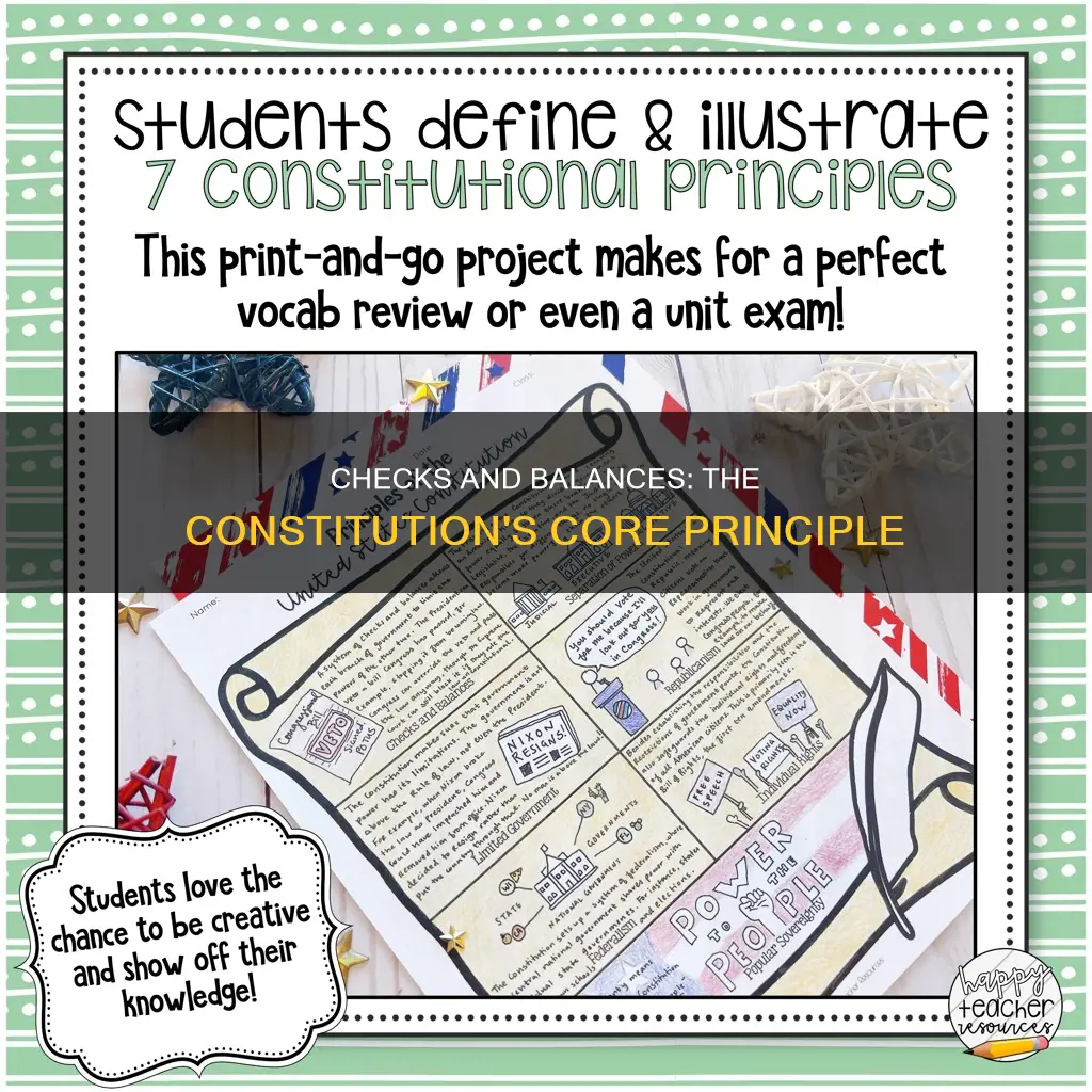 were checks andbalances put forth by the constitution