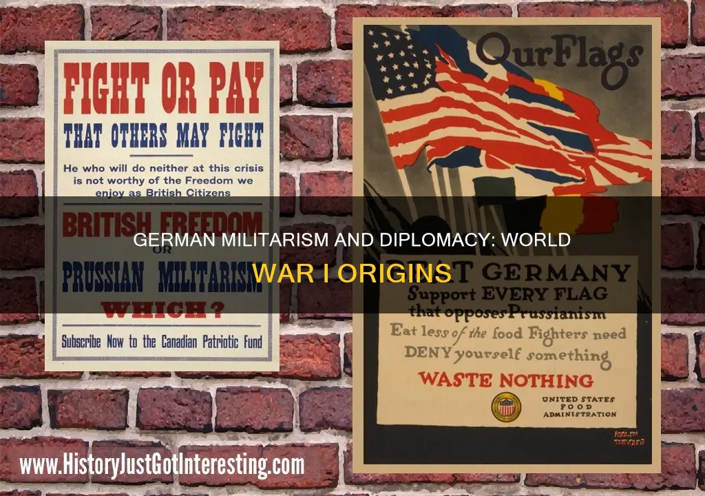 were german militarism and diplomacy responsible for world war i