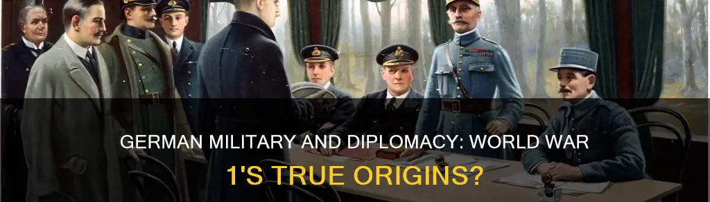 were german military and diplomacy responsible for world war 1