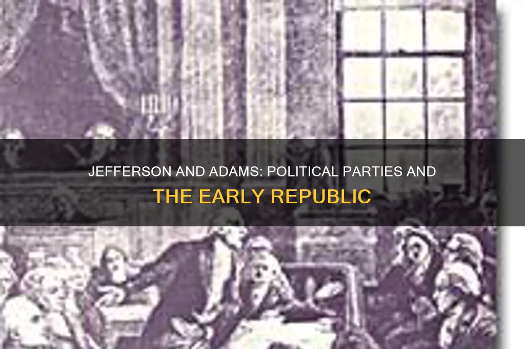 were jefferson and adams allowed to make political parties