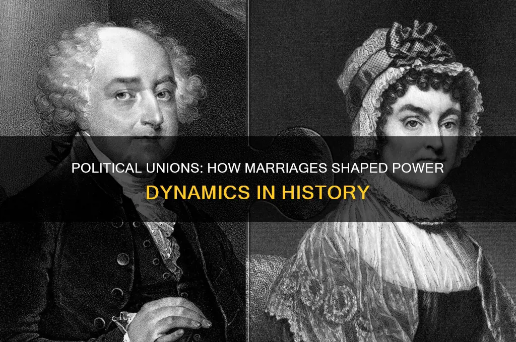 were marriage back then political