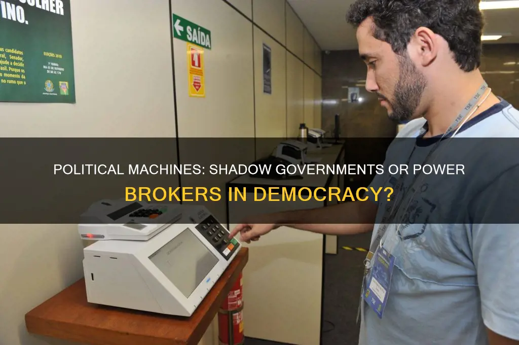 were political machines shadow government
