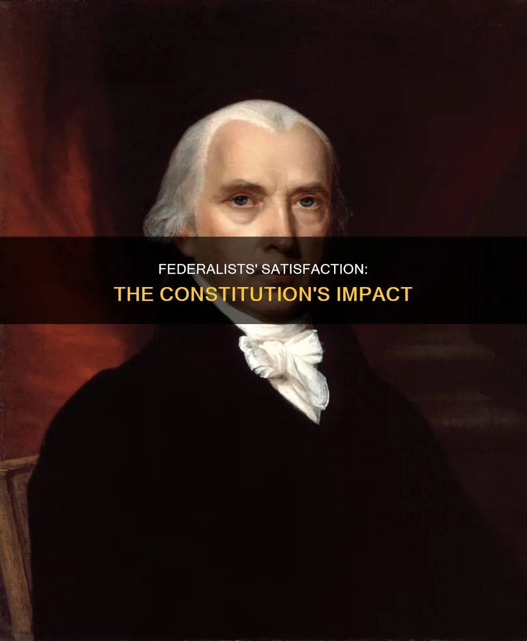 were the federalist satisfied with the constitution