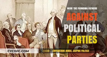 Founding Fathers' Stance: Opposing Political Parties in Early America