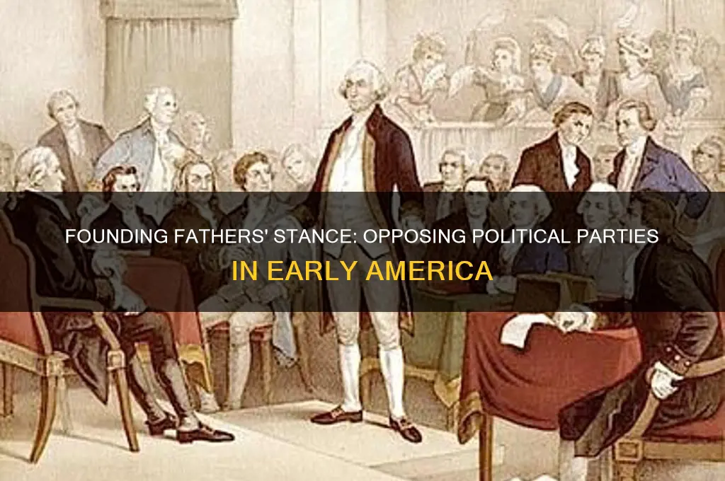 were the founding fathers against political parties