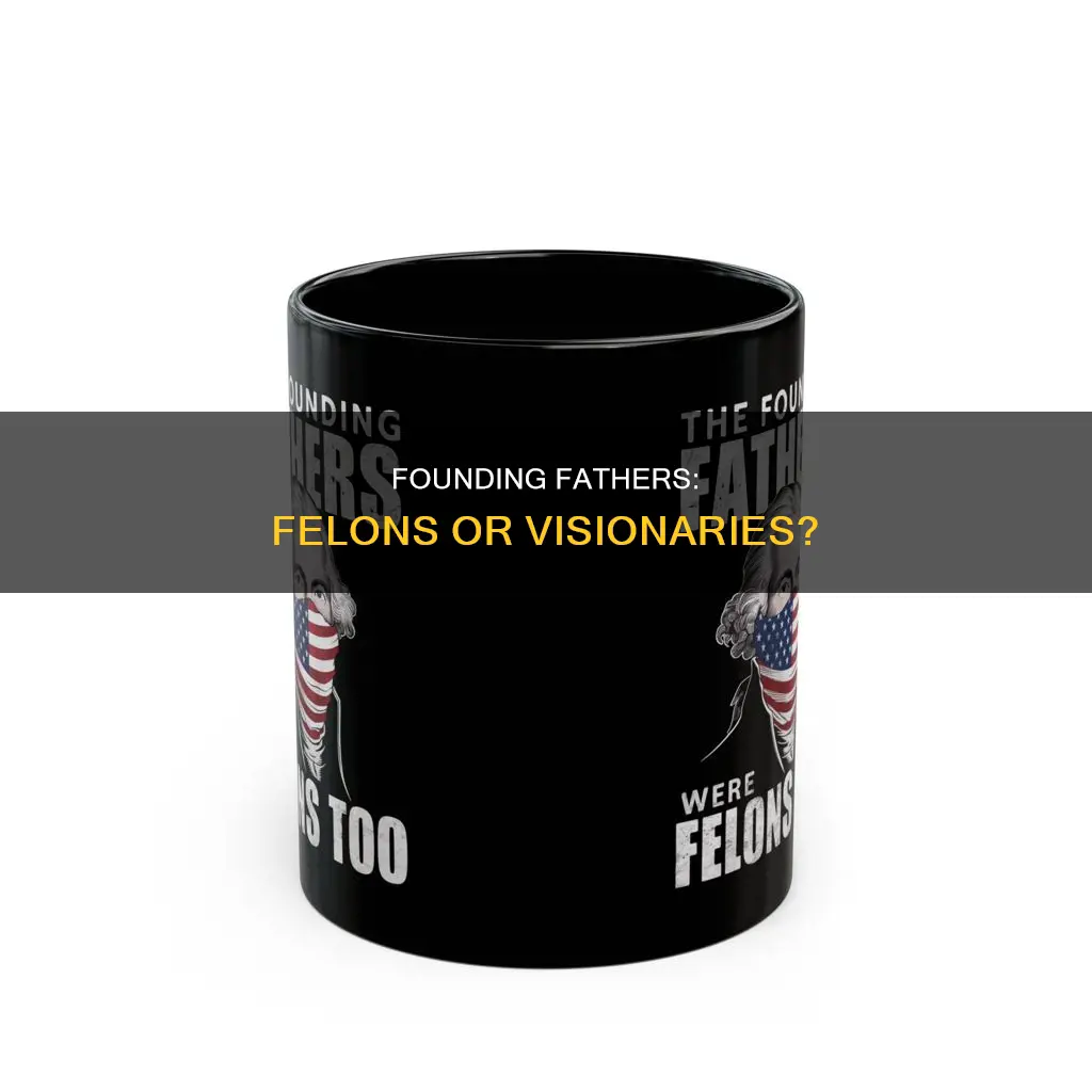 were the founding fathers felons in the constitution