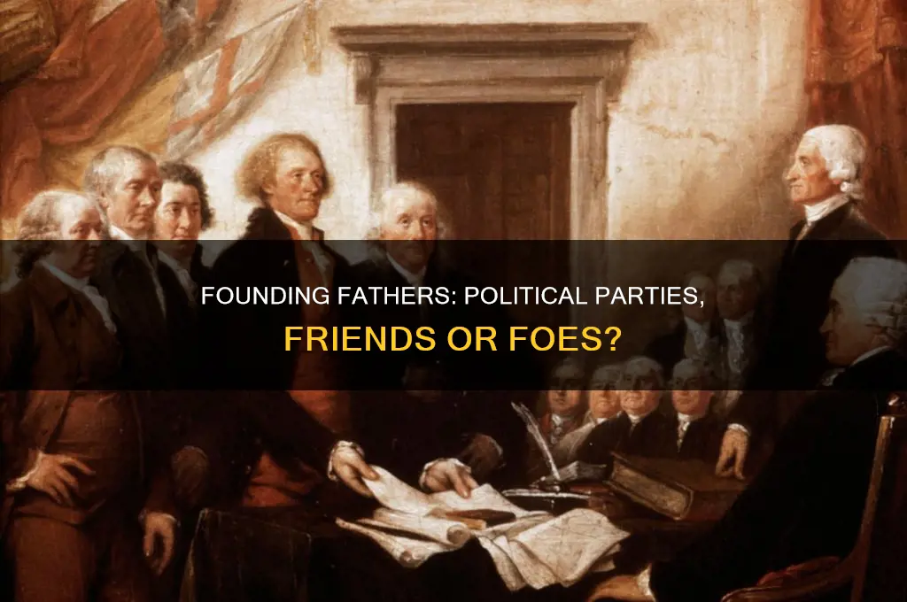 were the framers of the constitution opposed to political parites