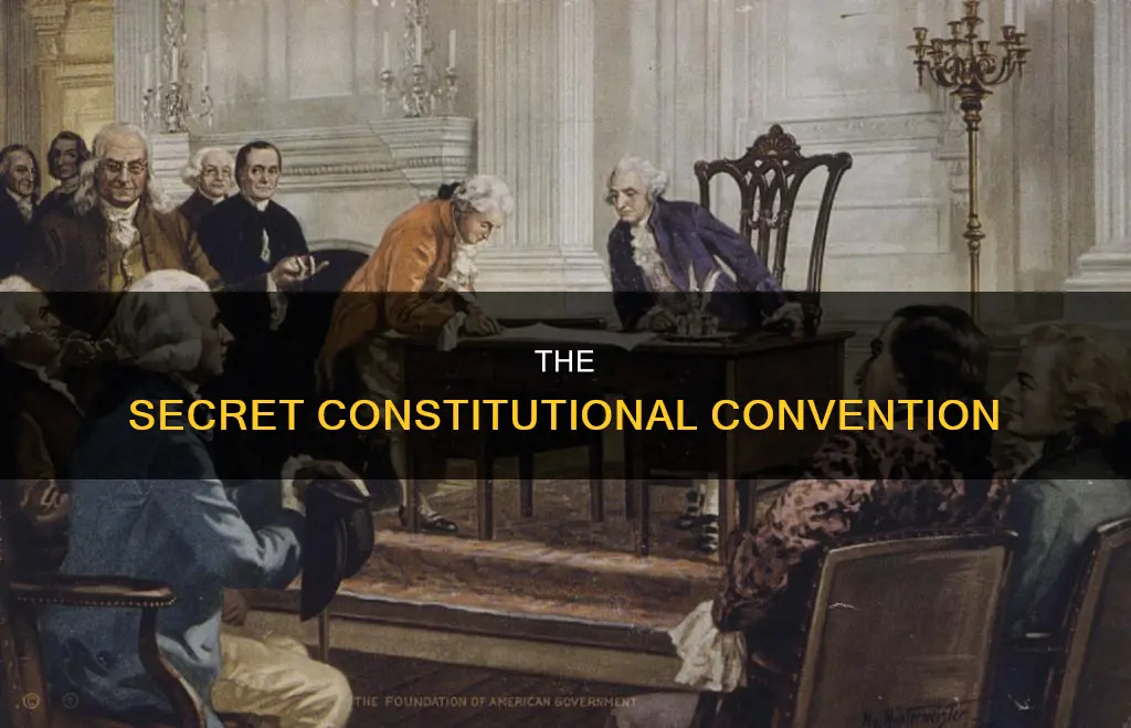 were the procedings of the constitution canvention held in private