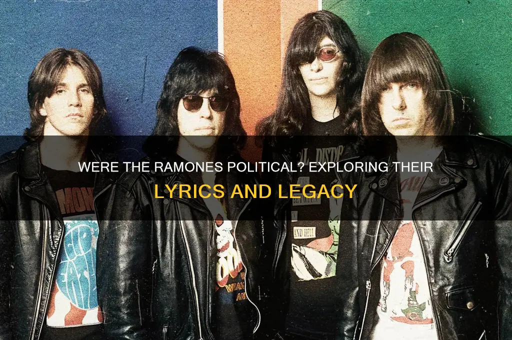 were the ramones political