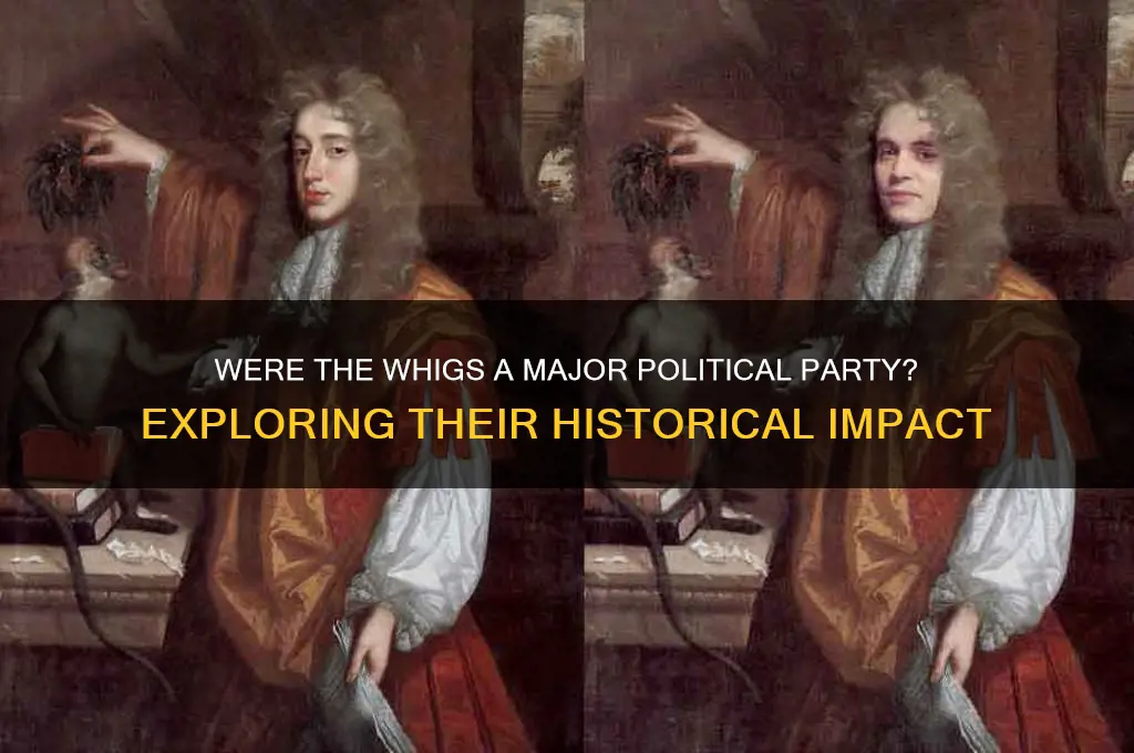 were the whigs a major political party