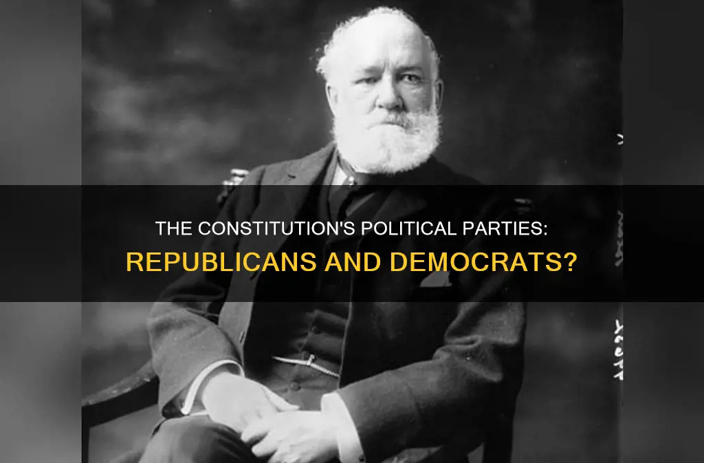 were there republicans and demoncrats when the constitution was written